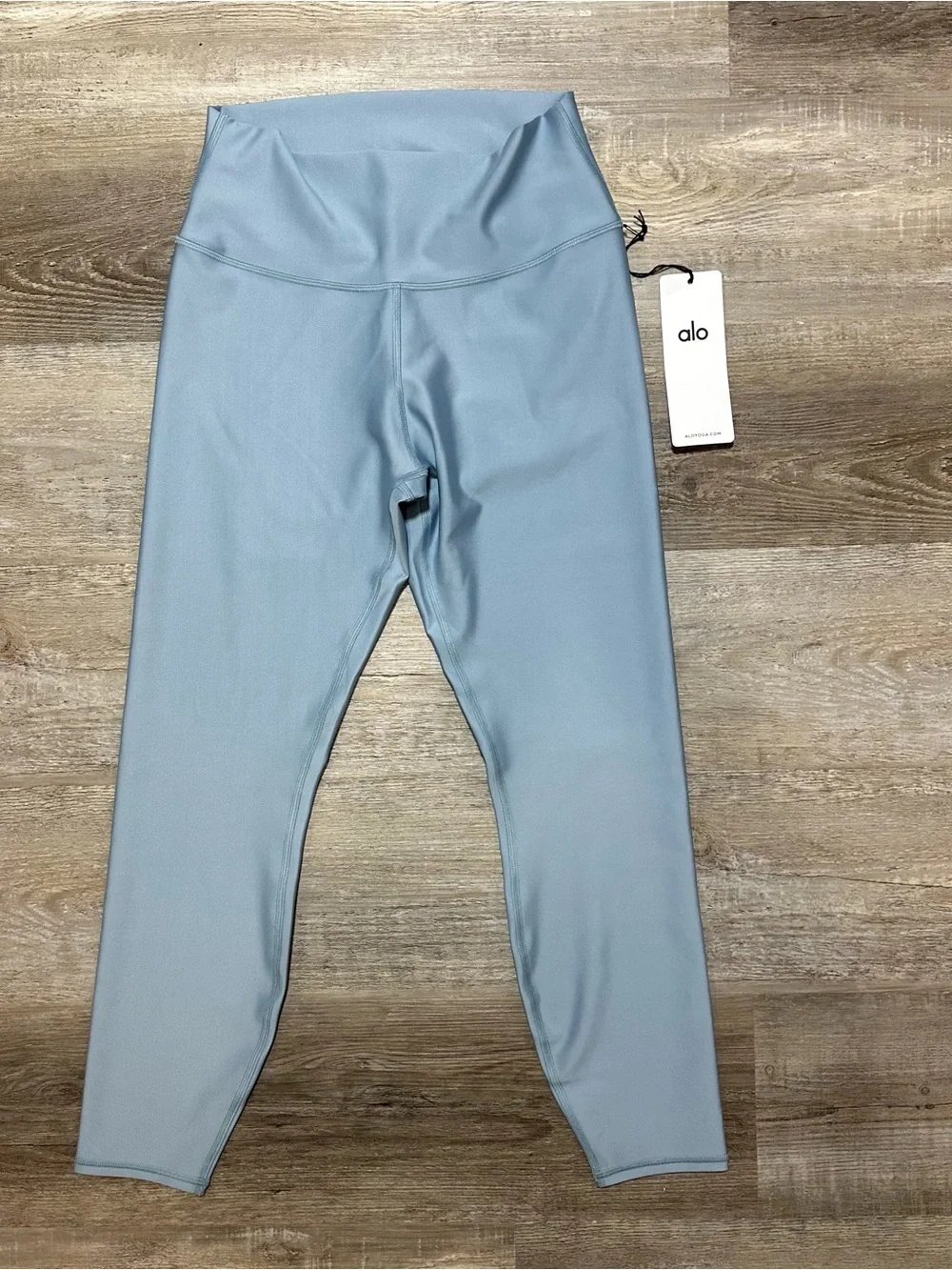 Alo Yoga 7/8 High Waist Airlift Legging - Celestial Blue Large NWT